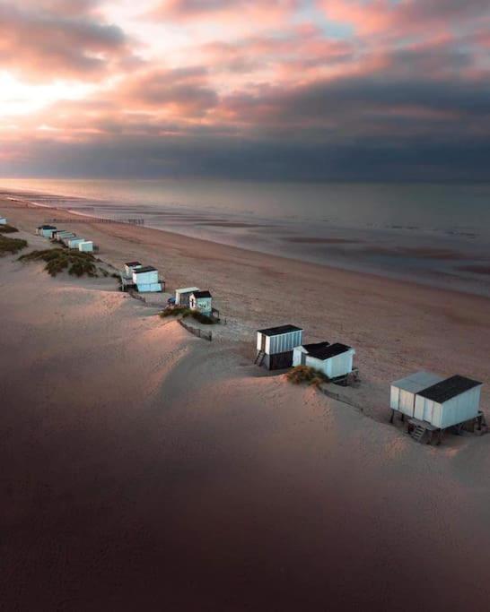 Duplex Calais Nord A 2 Pas De La Plage Экстерьер фото
